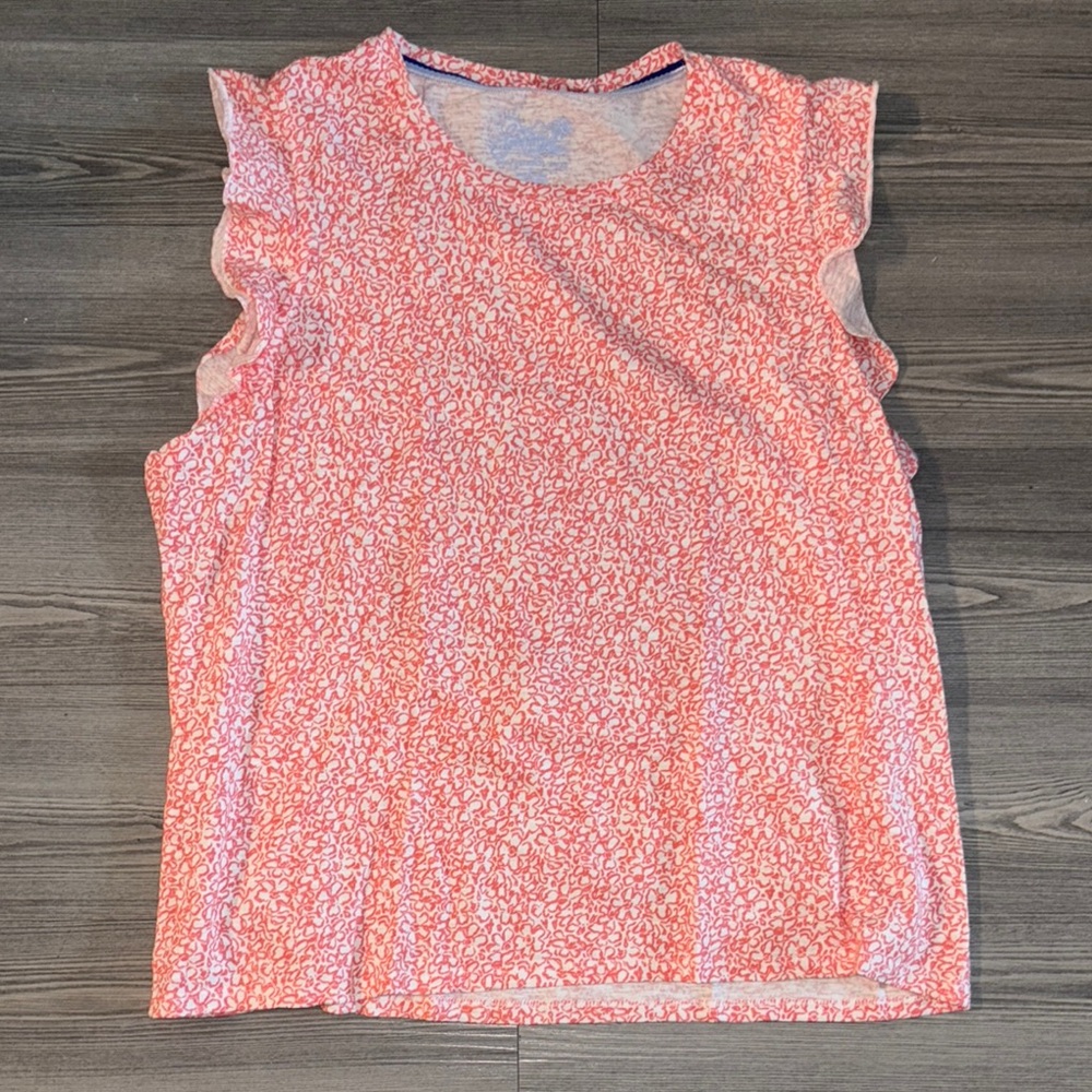 Southern Tide ruffle tank